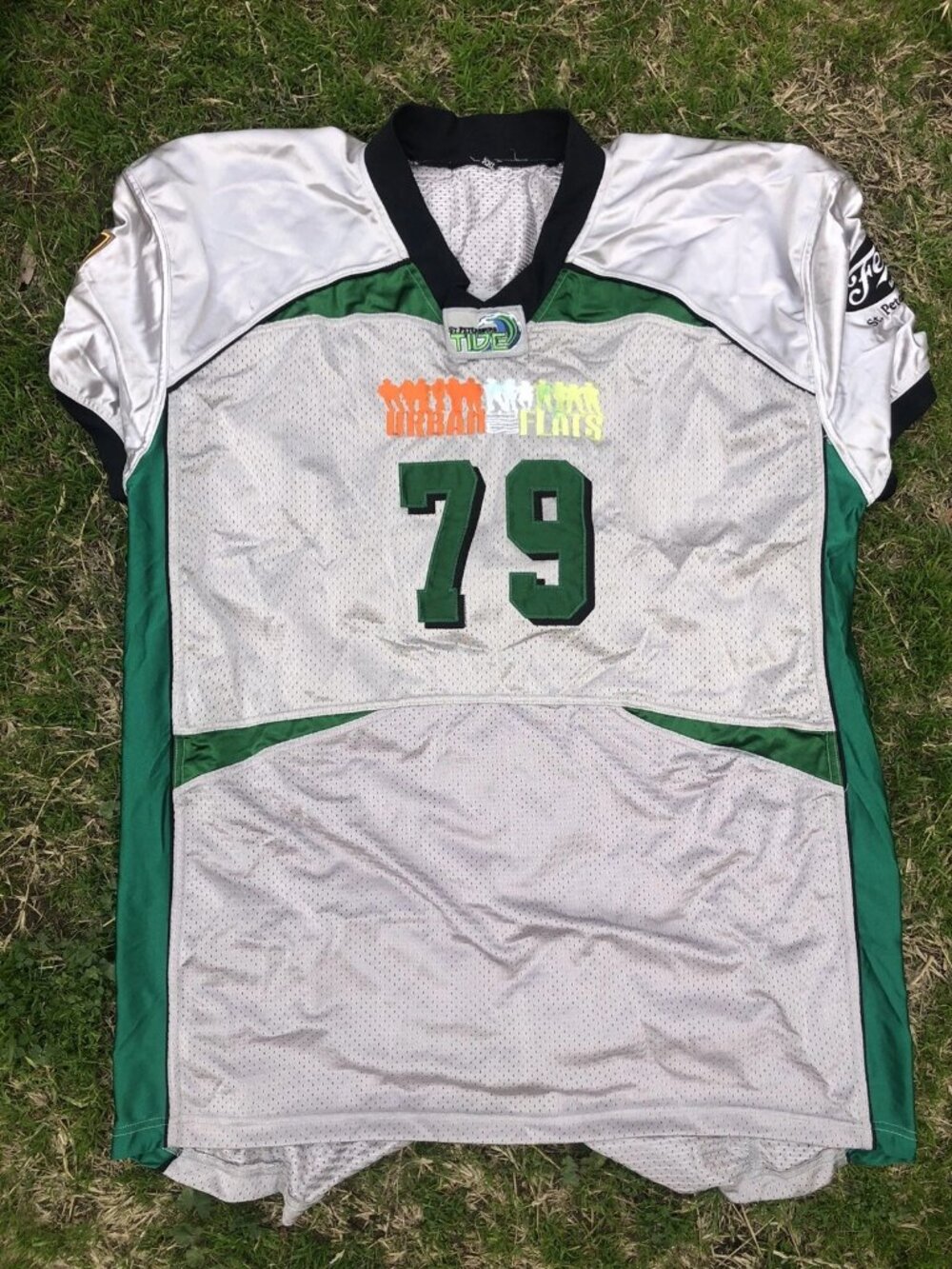 PSAFL St Petersburg Tide Football Game Worn Jersey #79 Sz XXL